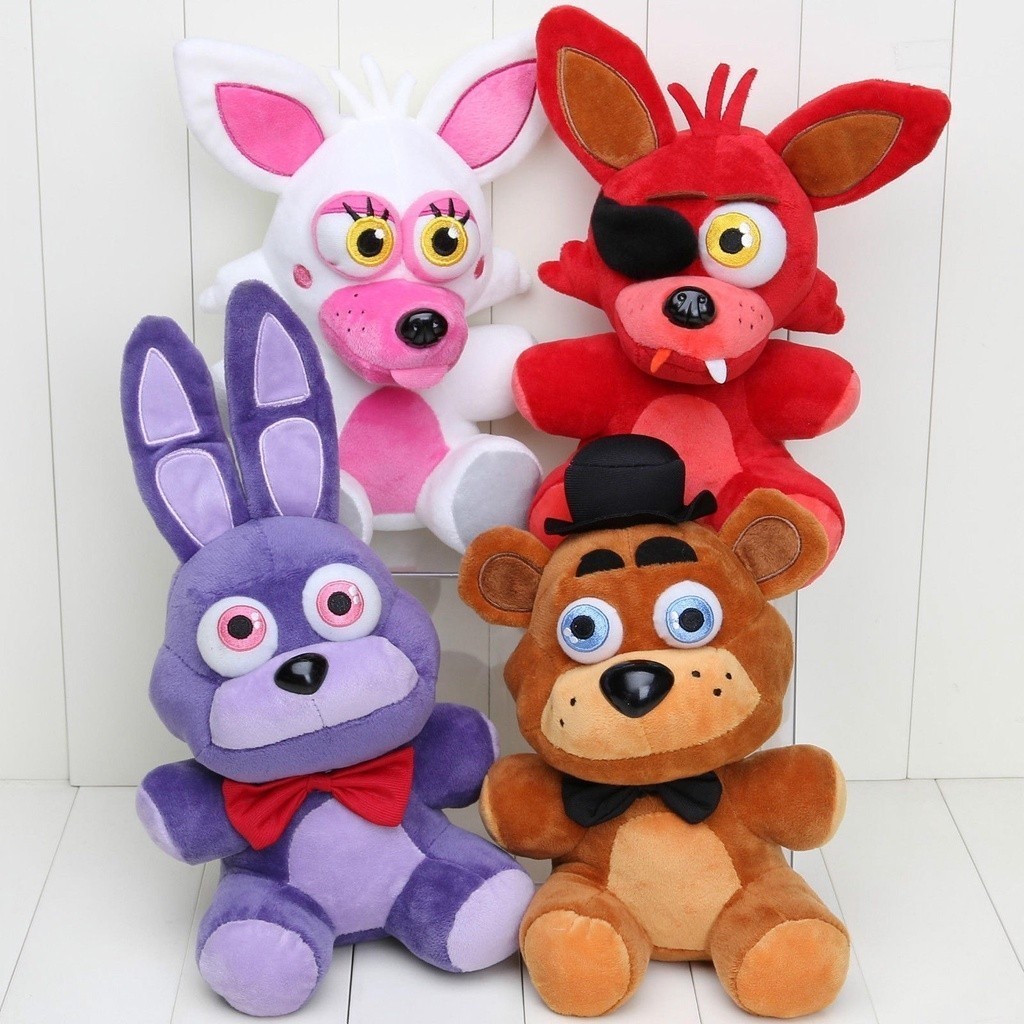 FNAF - Pelúcia Five Nights at Freddy's Macio Bonnie Brinquedo Dourado De Halloween Para Criança - FNAF - Five Nigths