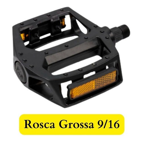 Par Pedal Alumínio Plataforma GTA Bike Rosca Grossa 9/16 Esfera em Oferta na Shopee