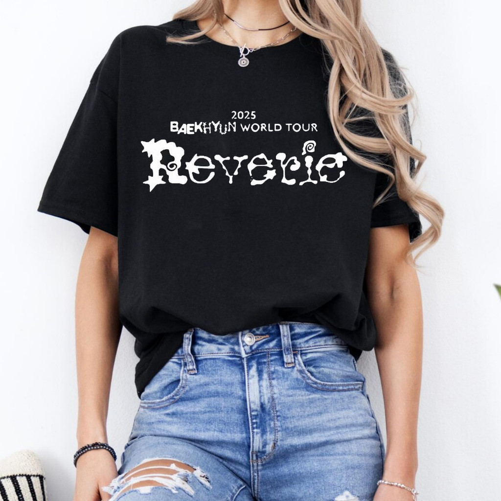 Camiseta Unissex Oversized Plus Size Feminina Masculina EXO Baekhyun Reverie  Unissex Kpop Aesthetic Algodão Streetwear 