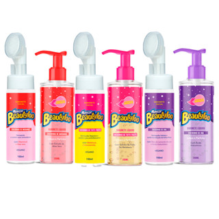 Kit Mousse e Gel de Limpeza Cheirinho de Chiclete Beautyloo Face Beautiful em Oferta na Shopee