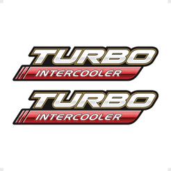 Adesivos Turbo Intercooler Toyota Hilux 2009/2012 - Generico
