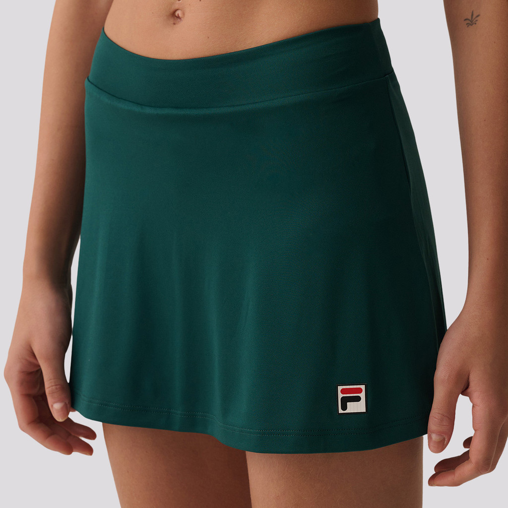 Skort Fila Tennis Basic Feminino Verde e Branco