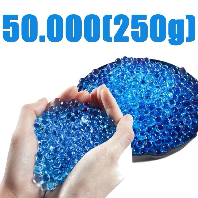 Kit 10 20 30 40 50 Mil Bolinha De Gel 7mm Cresce Na Aágua Para Arminha Orbeez Brinquedo