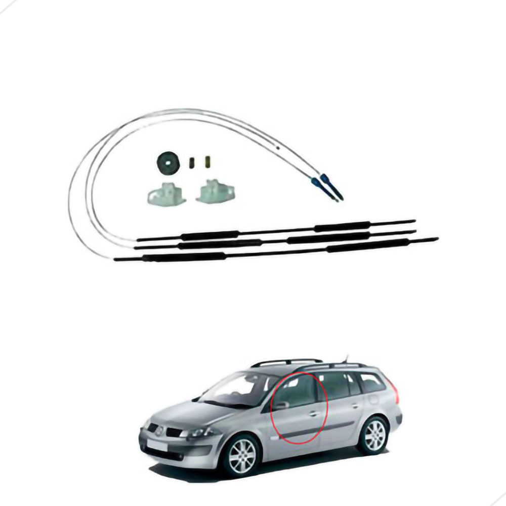Kit Reparo Máquina Vidro Elétrico Megane - Dianteiro - Vp5055 Megane 2007 a 2013 P36014 em Oferta na Shopee