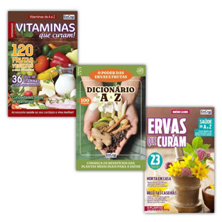 Kit Saúde 2 revistas + 1 livro ed.01 - 172 Págs. em Oferta na Shopee