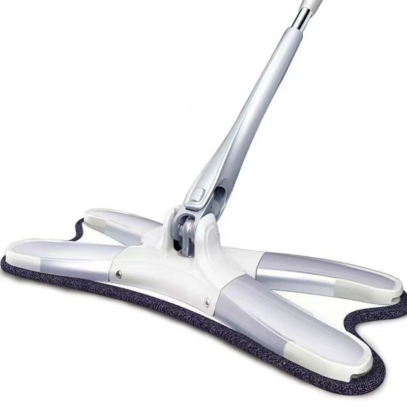 Conjunto 2 Rodos Mop Twist Microfibra Giratórios para Limpeza de Pisos