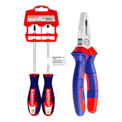 Kit Alicate Universal E Chave Fenda E Philips Emtop