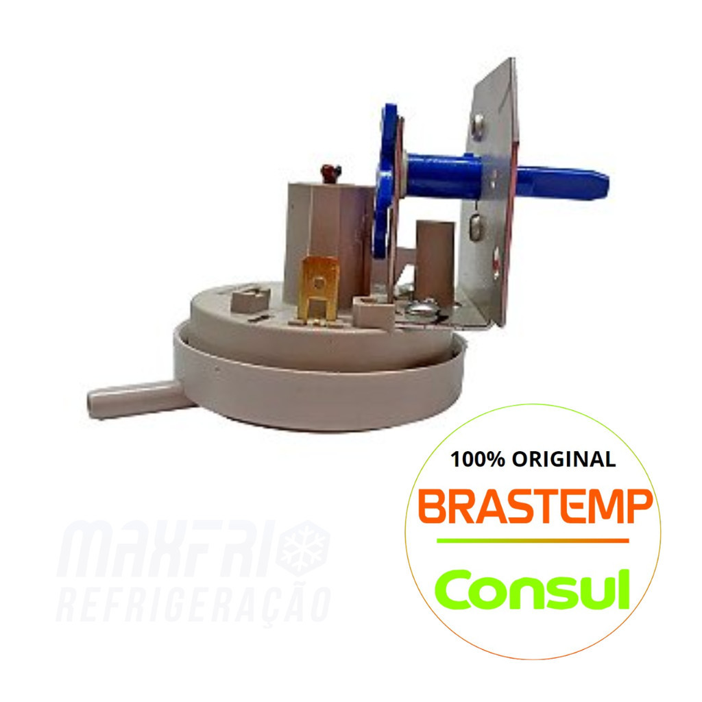 PRESSOSTATO ORIGINAL PARA MÁQUINA DE LAVAR BRASTEMP/CONSUL CWK12A-CWC10A-CWK11A (DEMAIS MODELOS NA DESCRIÇÃO)