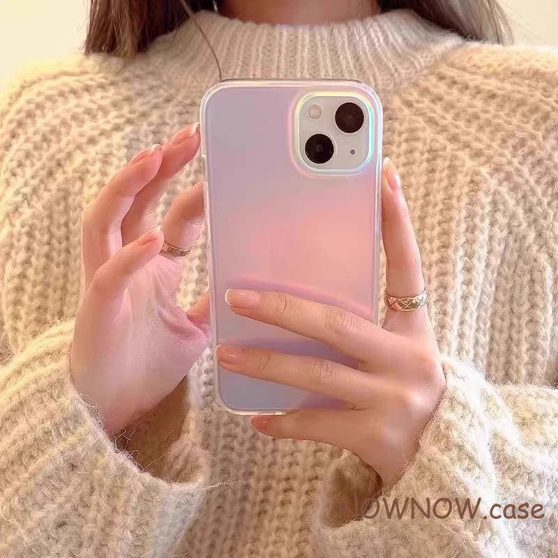 Para IPhone 16 15 14 13 12 11 Pro Max X XR 7 8 Plus Laser Mudança De Cor Avançada anti Gota Caso De Telefone Capa Macia em Oferta na Shopee