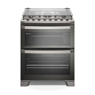 Fogão 5 bocas Electrolux Cinza Experience 2 Fornos, PerfectCook360 e Tripla Chama (FE5DC) em Oferta na Shopee