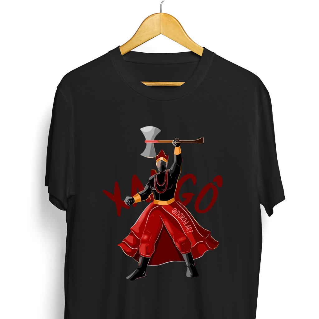 Camiseta Xango Kaô Kabecile Orixa Umbanda Personalizada