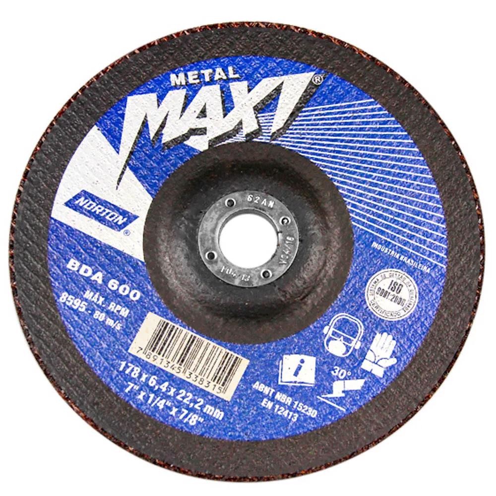 Disco Desbaste - 7 x 1/4 x 7/8 Polegadas - Maxi - 66252842892 - Norton