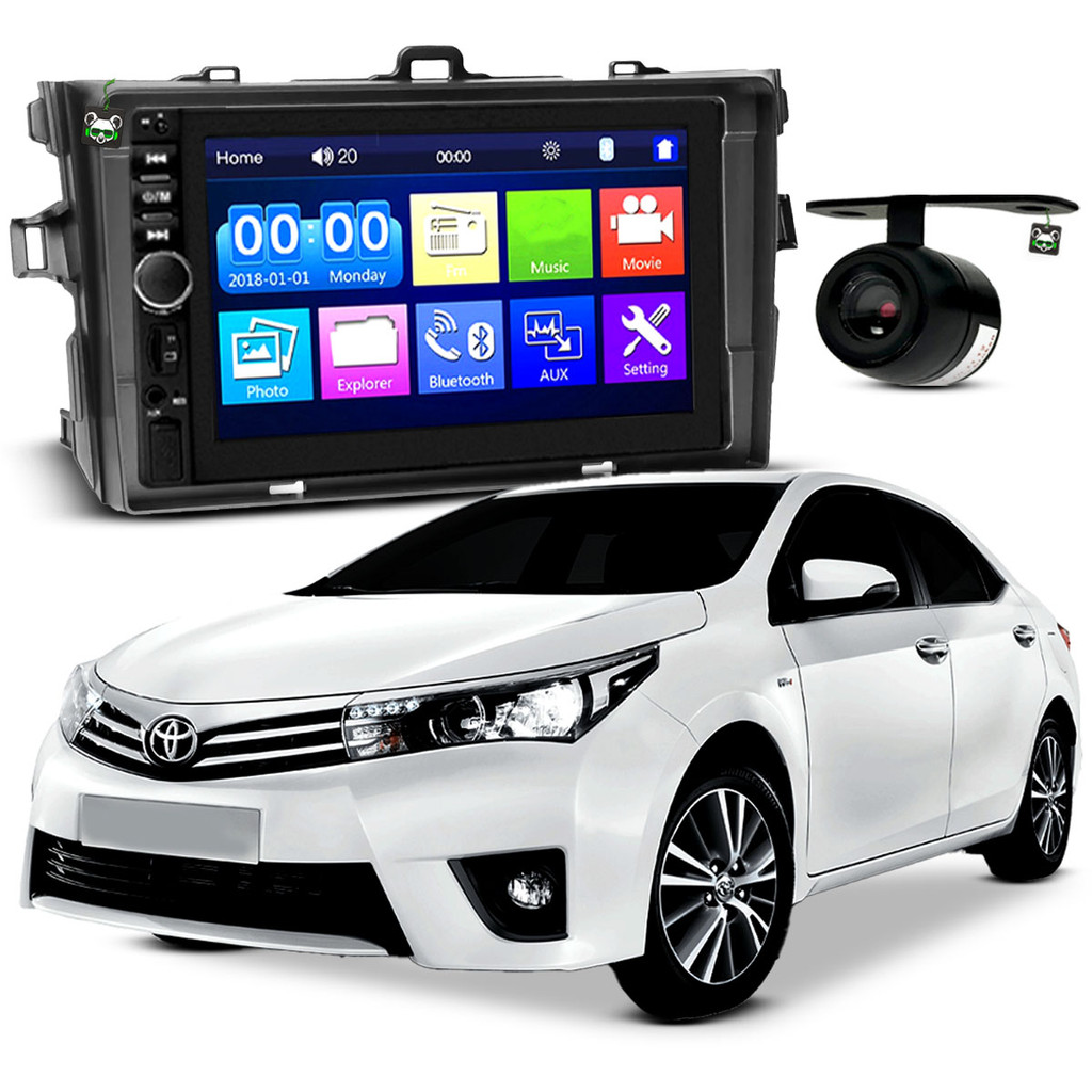 Kit Central Multimidia Espelhamento Android Ios Corolla 2009 2010 2011 2012 2013