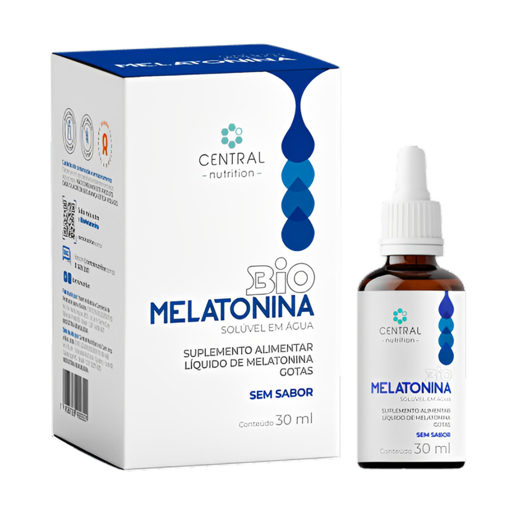 Bio Melatonina - Sem Sabor 30ml - Central Nutrition em Oferta na Shopee
