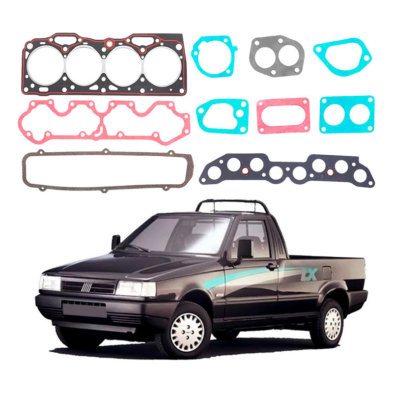 Jogo Junta Cabeçote Fiat Fiorino 1.6 Argentino 1991 A 1994 - Spare Parts and Accessories for Vehicles