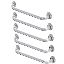 Alça De Apoio 60cm Barra Segurança Kit 5 Uni Cadeirante Idosos Crianças