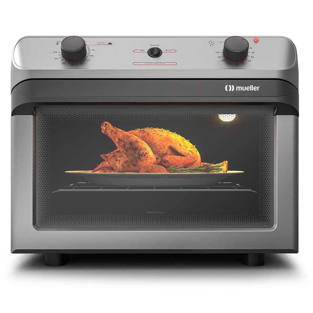 Forno Elétrico Mueller 35L com Grill Dourador e Timer MFB35F em Oferta na Shopee