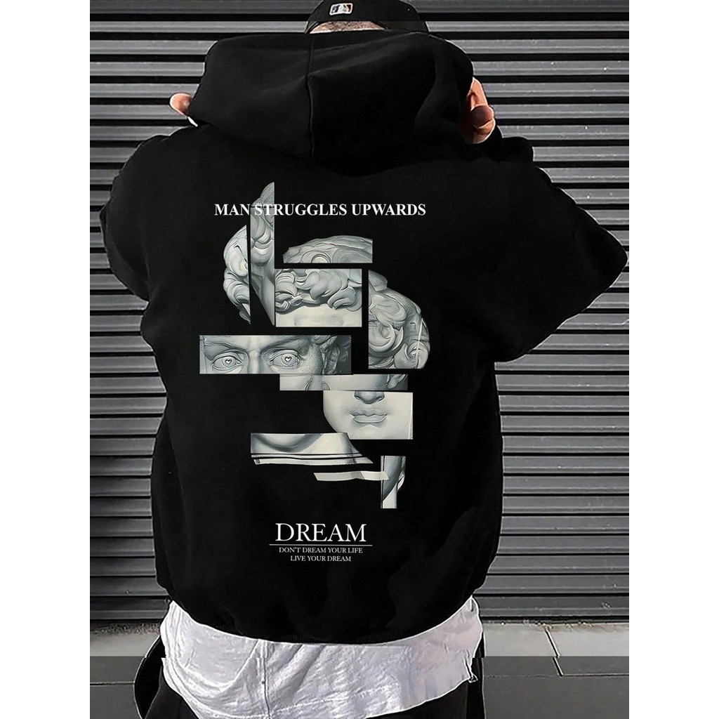 Moletom Canguru Estampado Streetwear Blusa de Frio Unissex Promoção Diversas Cores