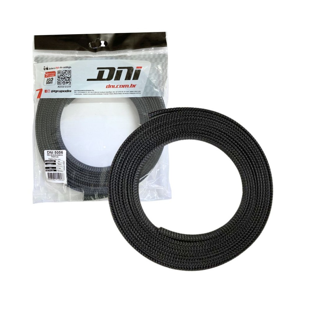 Malha Nautica Expansiva 16mm 5 Metros Anti Chama DNI 5056 em Oferta na Shopee