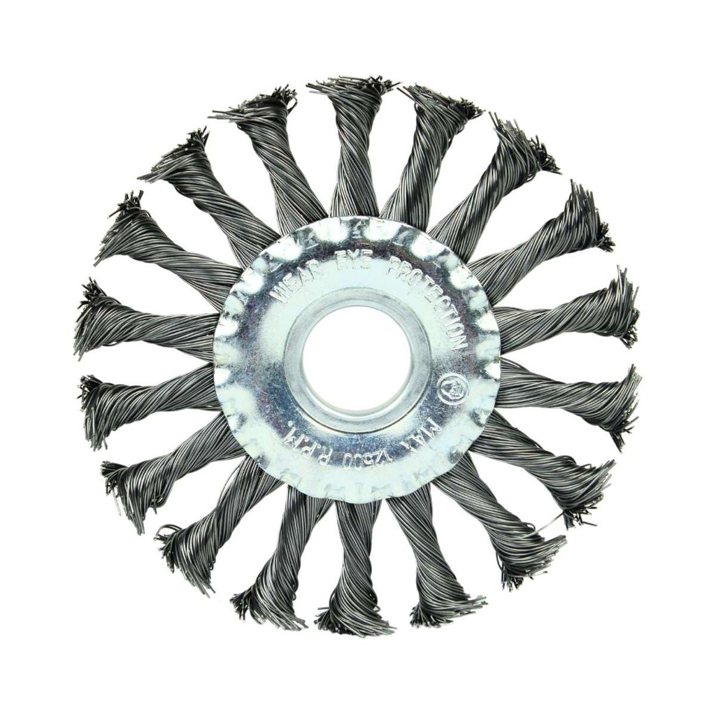 Escova Rotativa Circular Aço Trançado 4,5x1/2 Lotus Plus 2562
