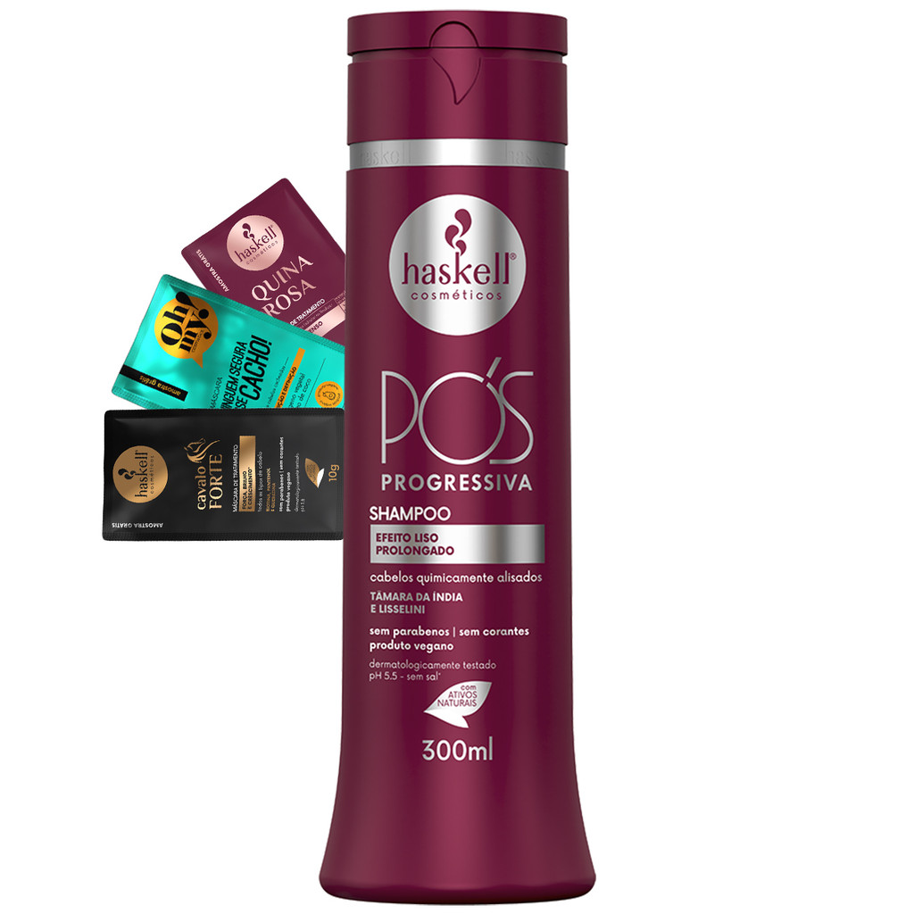 Haskell Pós Progressiva Shampoo 300ml