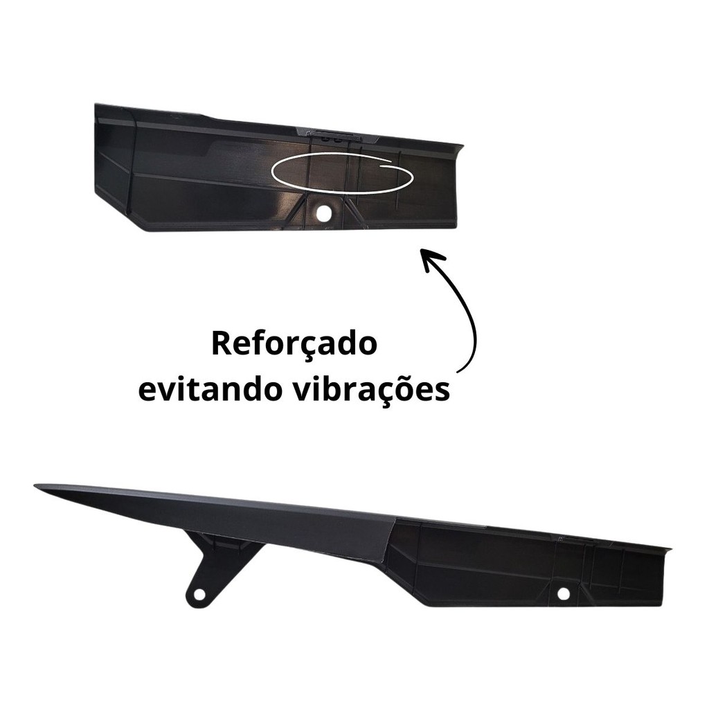 Guia Capa Protetor Porta Corrente Titan 160 2016/2023 Preto — imagem 2 de 2