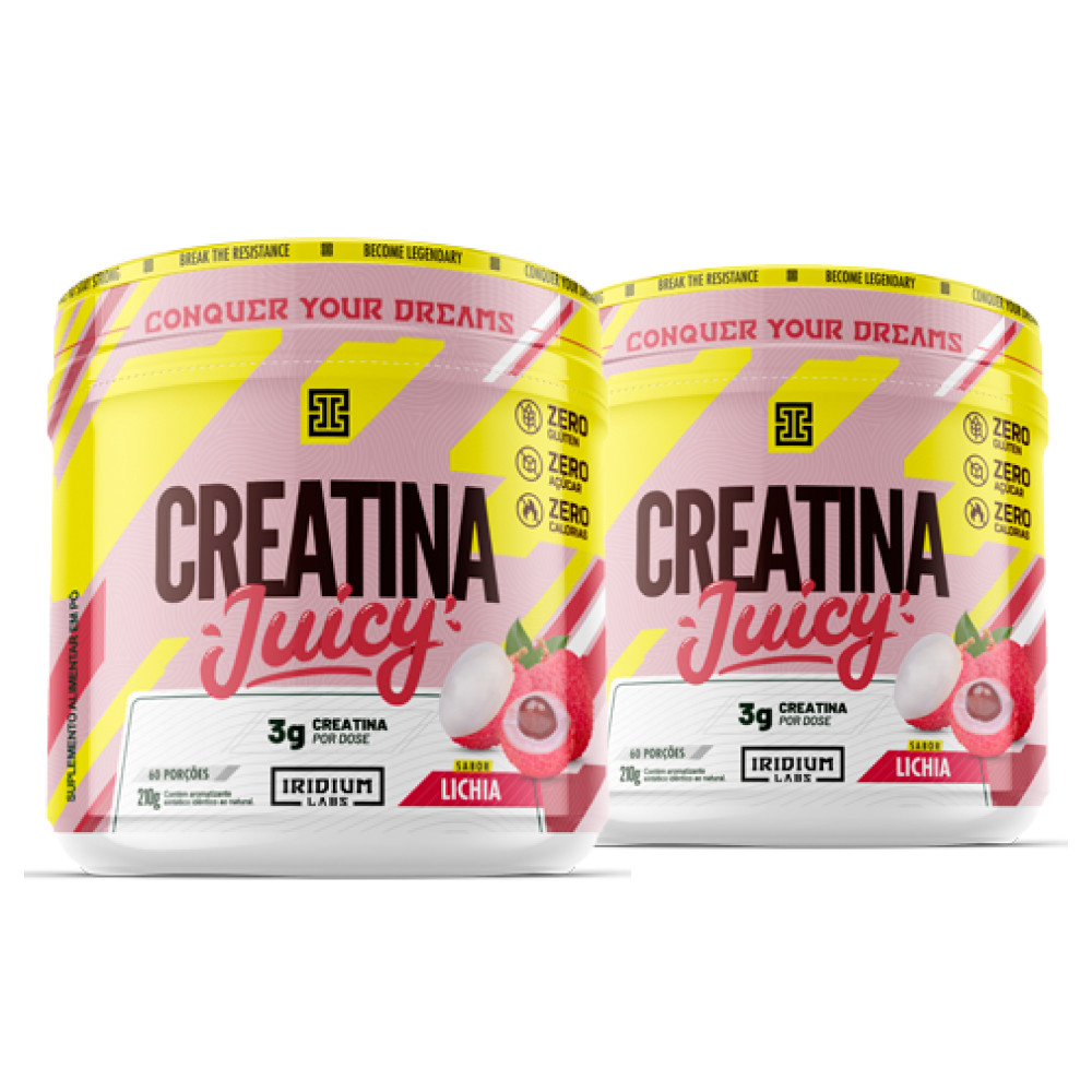 Kit 2x Creatina Juicy 210g - Iridium Labs em Oferta na Shopee