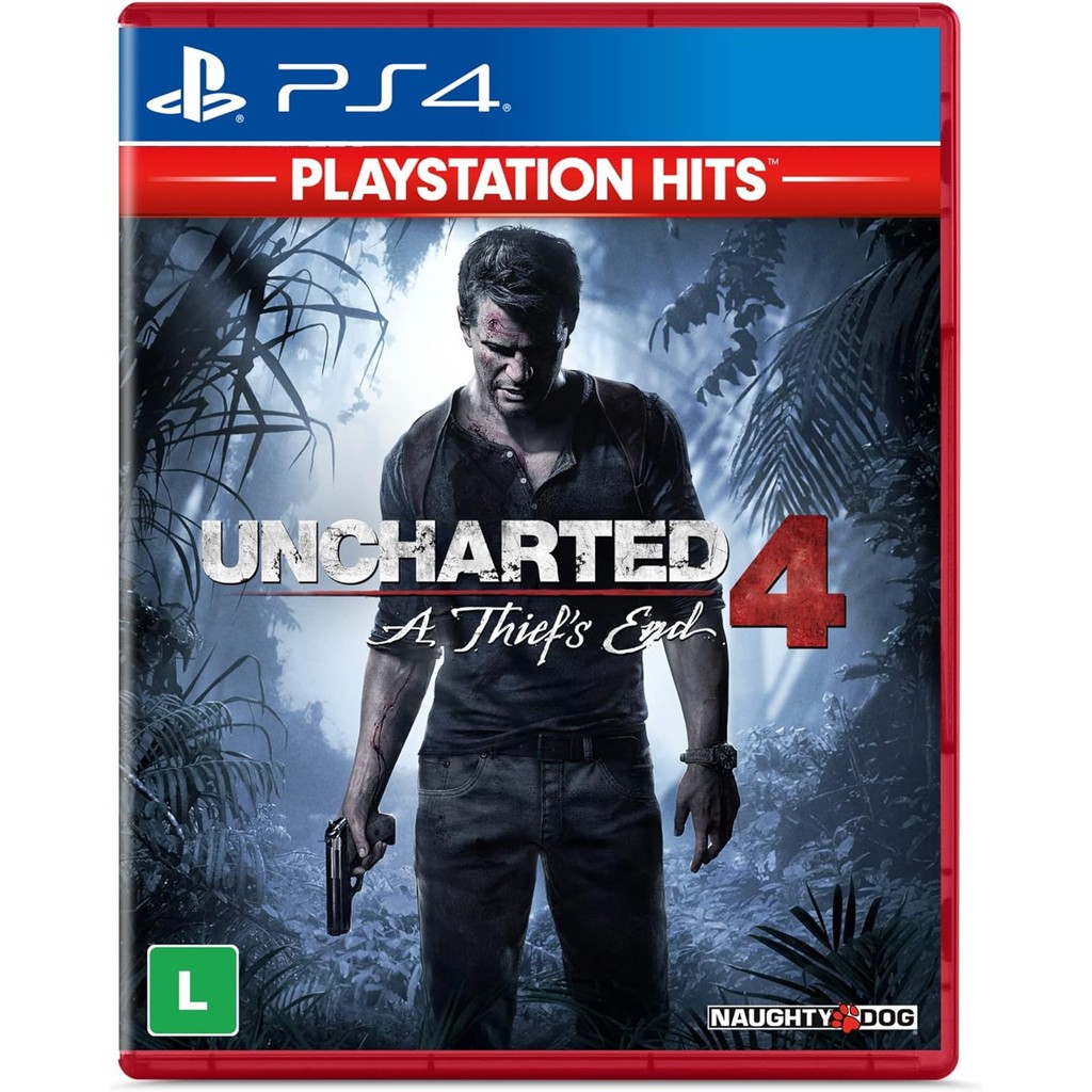 Uncharted 4 Thiefs End PS4 BR Midia Fisica - Gaming & Consoles