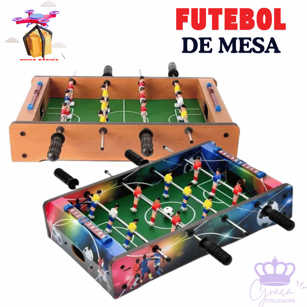 Futebol De Mesa - Pebolim - Reforçada Com Bolas E Placar Mesa De Pebolim