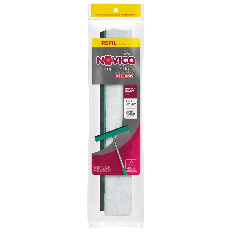 Refil Mop Limpa Vidros Noviça Bettanin - Home & Living