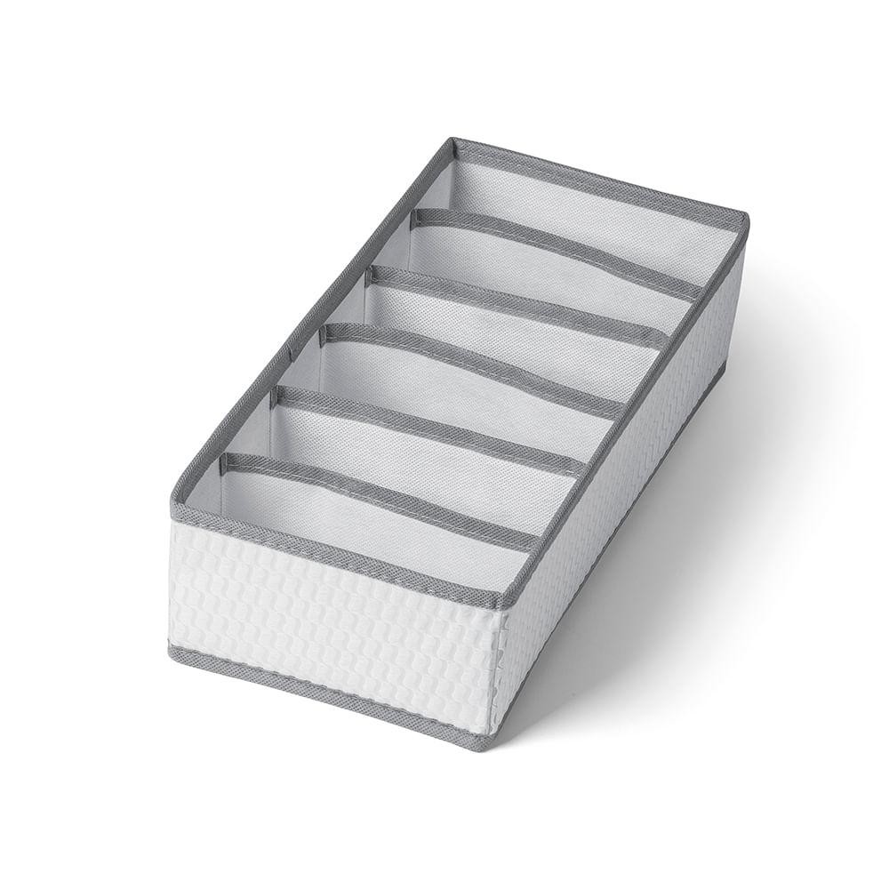 Organizador de Gavetas para Sutiã TNT para 6 Peças Branco My Closet Ordene em Oferta na Shopee