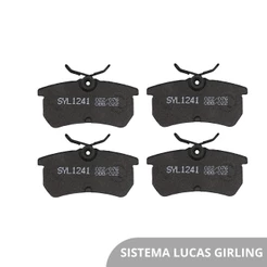 Pastilha Freio Traseiro Focus 2000 a 2021 Syl 1241