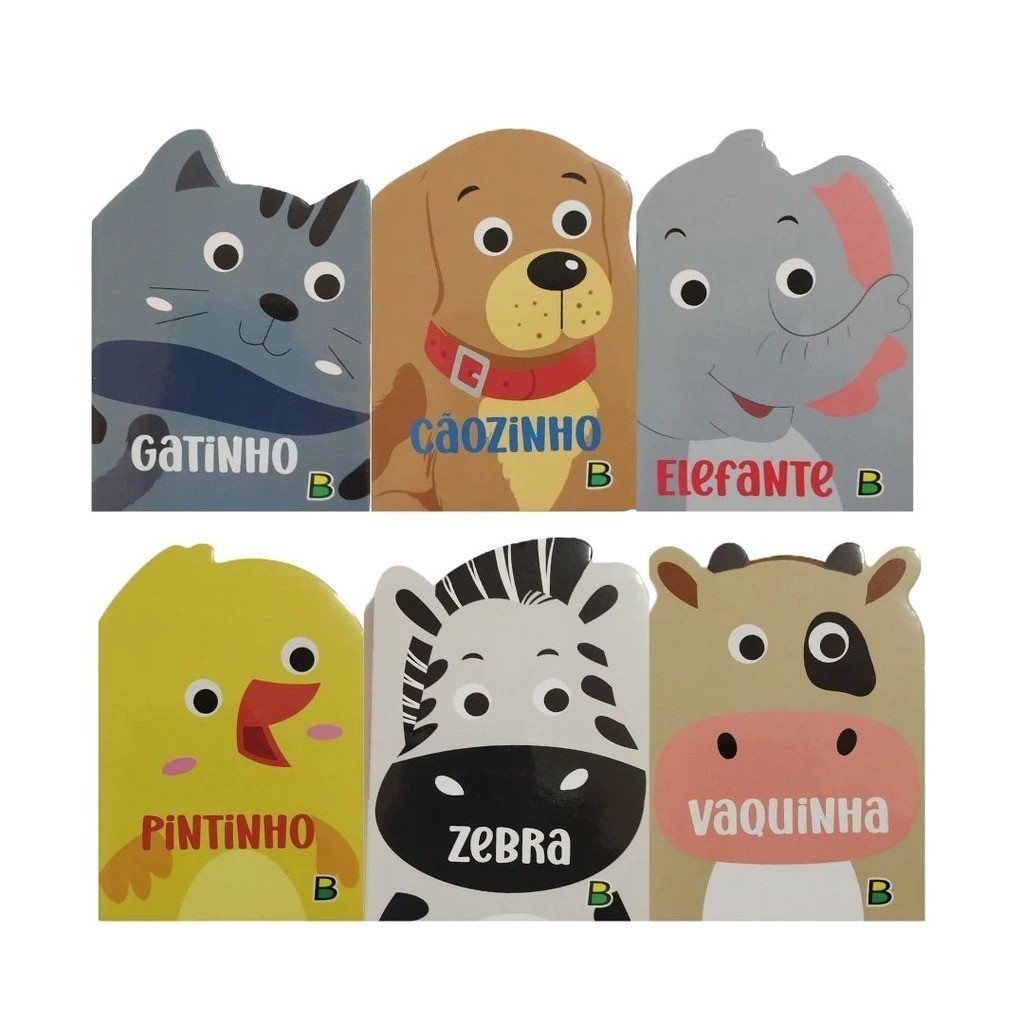 Meus Amiguinhos em Capa Dura / Um Livrinho Recortado / + 2 Anos