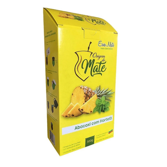 Erva Mate Chimarrão ORIGEM DO MATE ABACAXI COM HORTELÃ