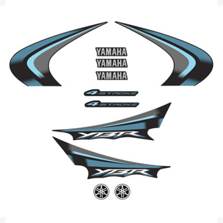 Kit Adesivos Compatível Moto Yamaha Ybr 125 2008 + Logos em Oferta na Shopee