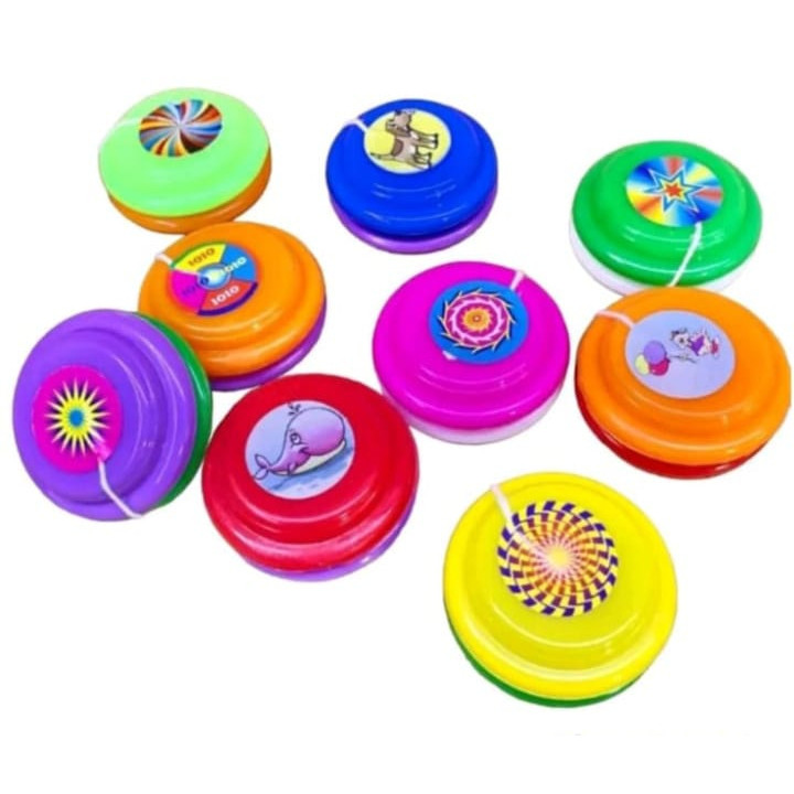 KIT 5 UNIDADE IOIO PRENDA SACOLINHA DE ANIVERSARIO CORES VARIADAS  5,5 CENTIMETROS DE DIAMETRO