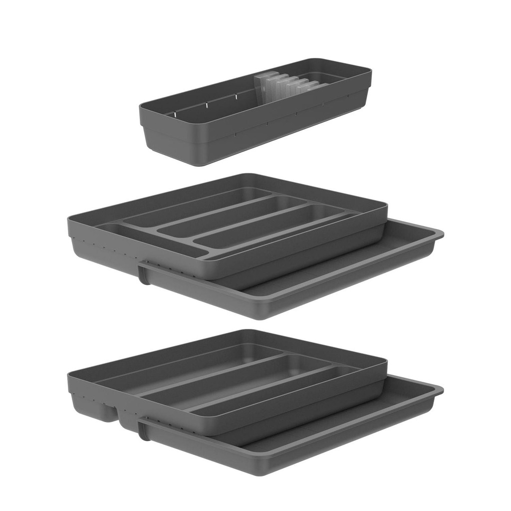 Kit de organizador de talheres, facas e utensílios Ou 3 peça Chumbo em Oferta na Shopee