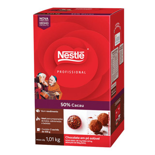 Chocolate em Pó Solúvel 50% Cacau Nestlé Dois Frades Chocolateria 1,01Kg em Oferta na Shopee