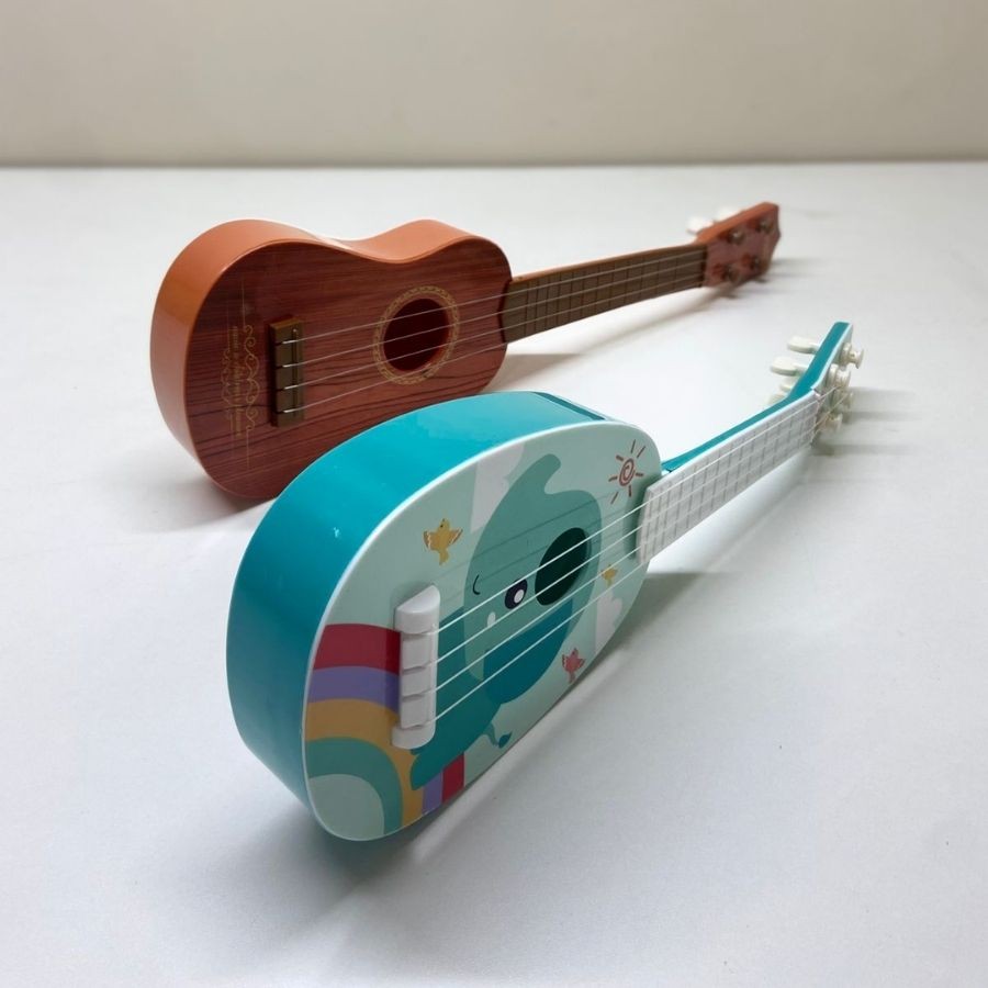 Mini Violão De Brinquedo Musical Infantil Cordas Plástico Violãozinho Brinquedo Instrumentos