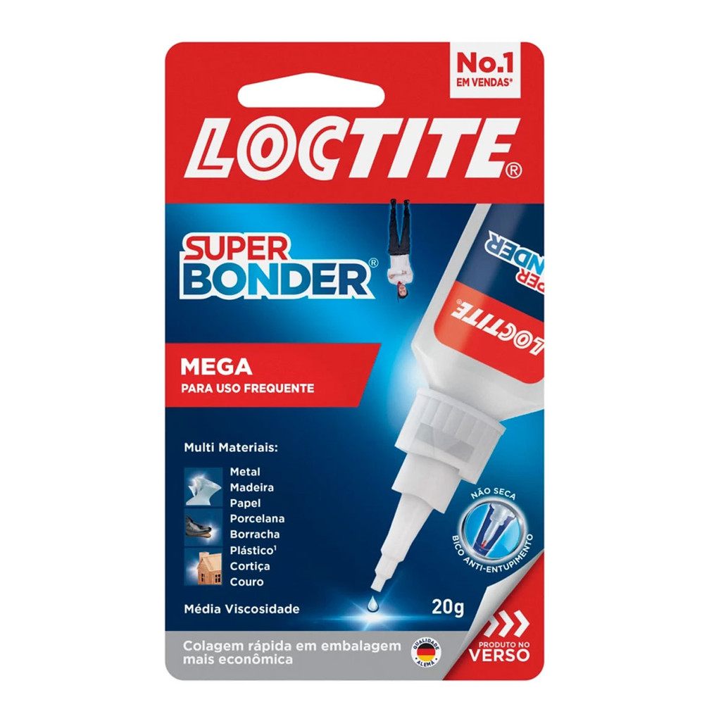 Cola Super Bonder Mega 20g Loctite 2671787 Henkel - Stationery