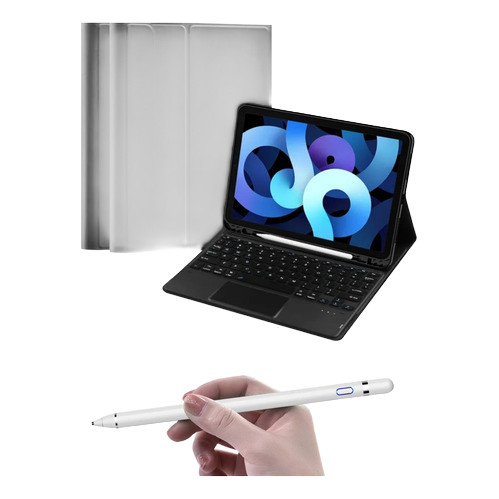 Capa Com Teclado+caneta Touch Recarregável P iPad 10 Geração