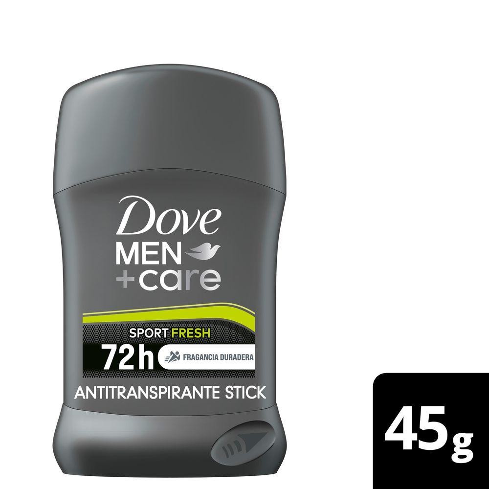 Desodorante Antitranspirante Stick Dove Men+Care Sport Fresh 45g em Oferta na Shopee