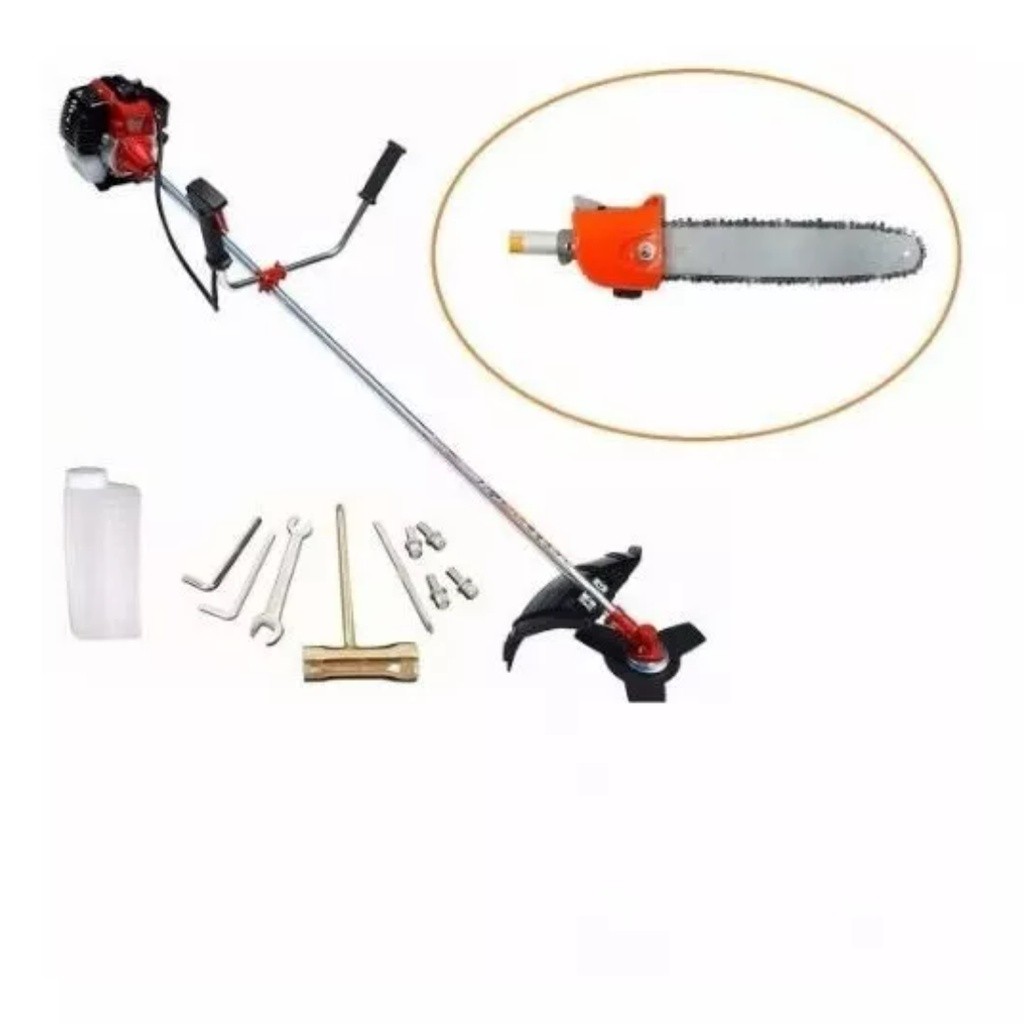 Roçadeira Á Gasolina 75CC 2t Com Sabre De Poda 30cm
