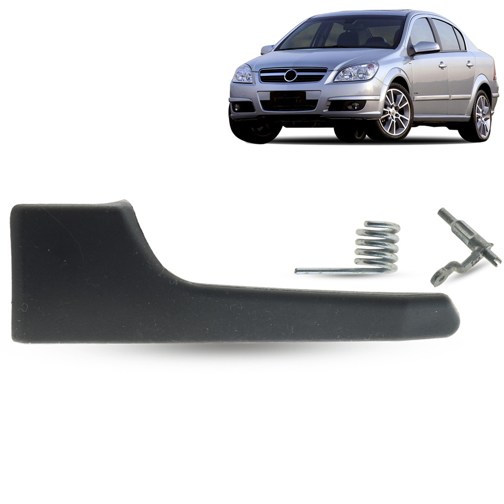 Gatilho Maçaneta Interna da Porta Dianteira Traseira Preto Chevrolet Vectra Sedan GT 2006 2007 2008 2009 2010 2011
