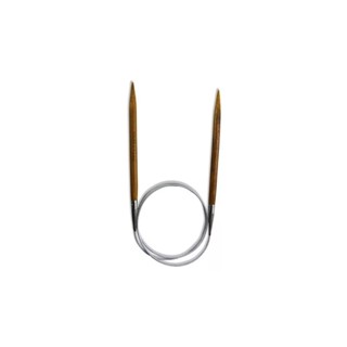 Agulha Circular Para Tricô -80 Cm - Bambu e Aço - Círculo em Oferta na Shopee