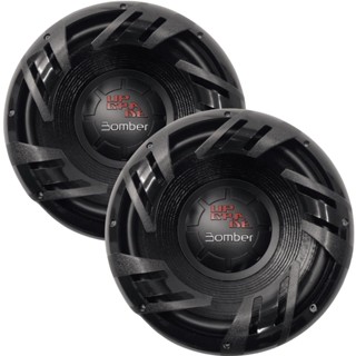 Kit 2 Subwoofer Bomber Upgrade 12 Pol 400w Rms 4ohms Preto em Oferta na Shopee