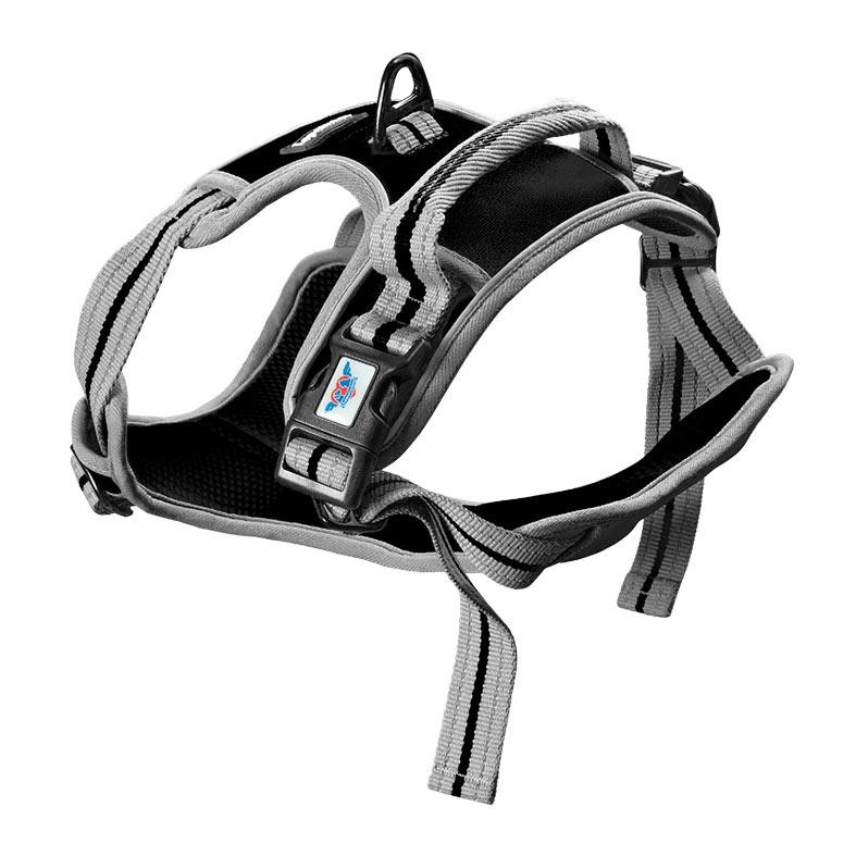 Peitoral para Cachorro Lopetudos Cloud1, P, Preto, LP-PTCD-PBK