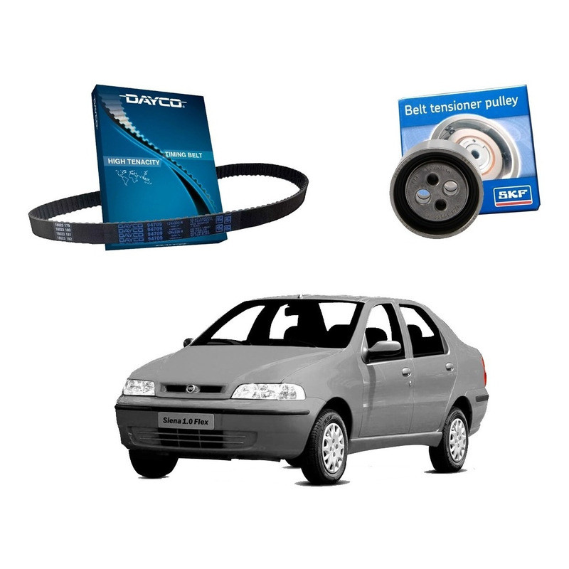 Kit Correia Dentada Tensor Siena 1.0 8v 2001 A 2003 em Oferta na Shopee