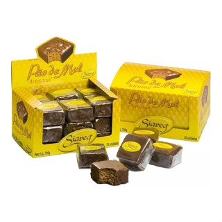 Caixa Com 36 Pães De Mel De Chocolate - Premium em Oferta na Shopee