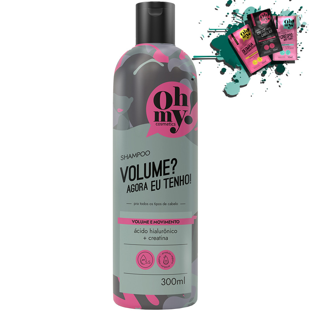 Shampoo Oh My! Volume? Agora Eu Tenho! 300ml em Oferta na Shopee